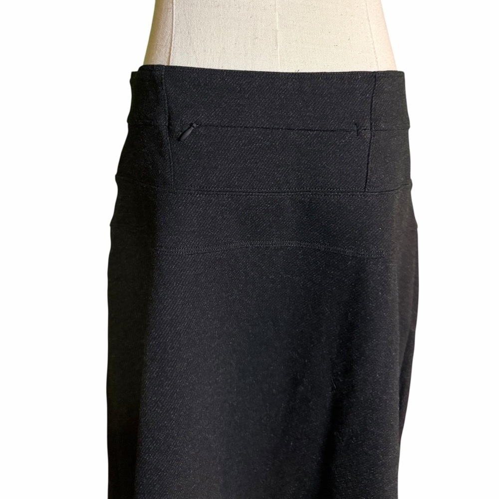Athleta Ponte Twill A-Line Mini Skirt in Charcoal Gray Size 8 Tall - Picture 11 of 14